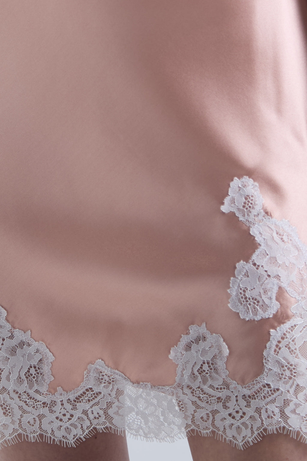 Rosé Silk Dress