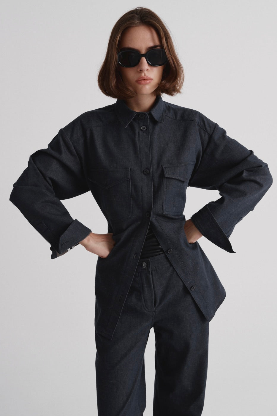 Transformer Shirt in Italian Denim ‘All-or-Nothing’