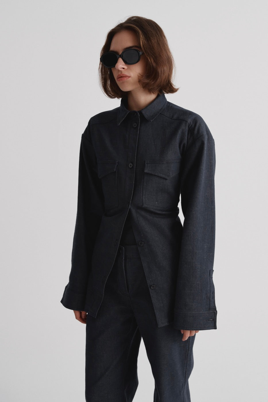 Transformer Shirt in Italian Denim ‘All-or-Nothing’