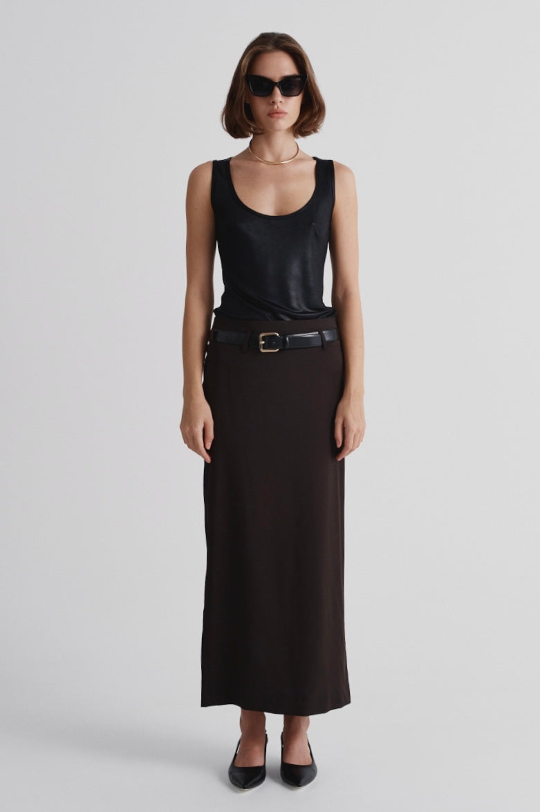 Maxi Skirt Made of Italian Wool