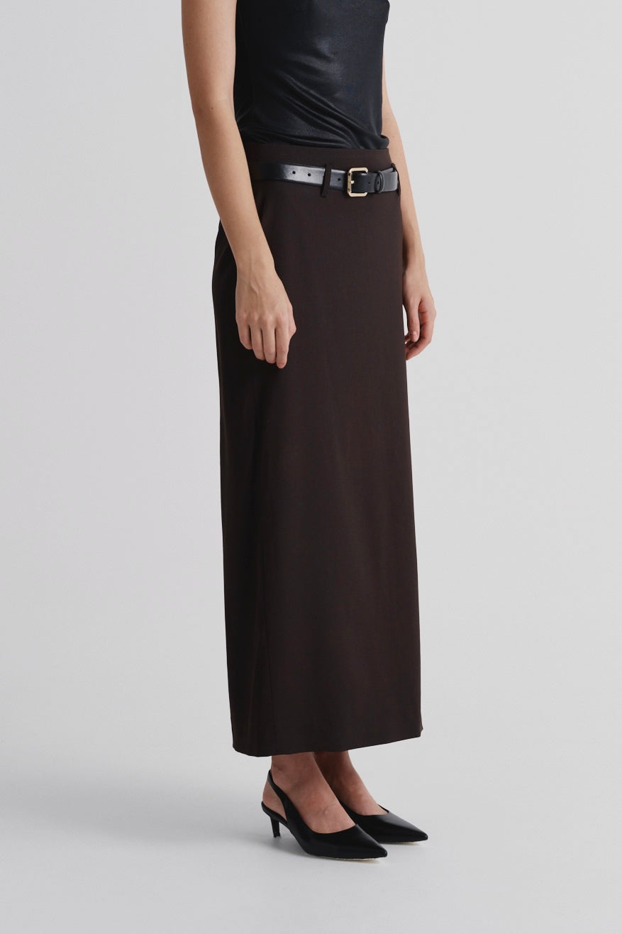 Maxi Skirt Made of Italian Wool