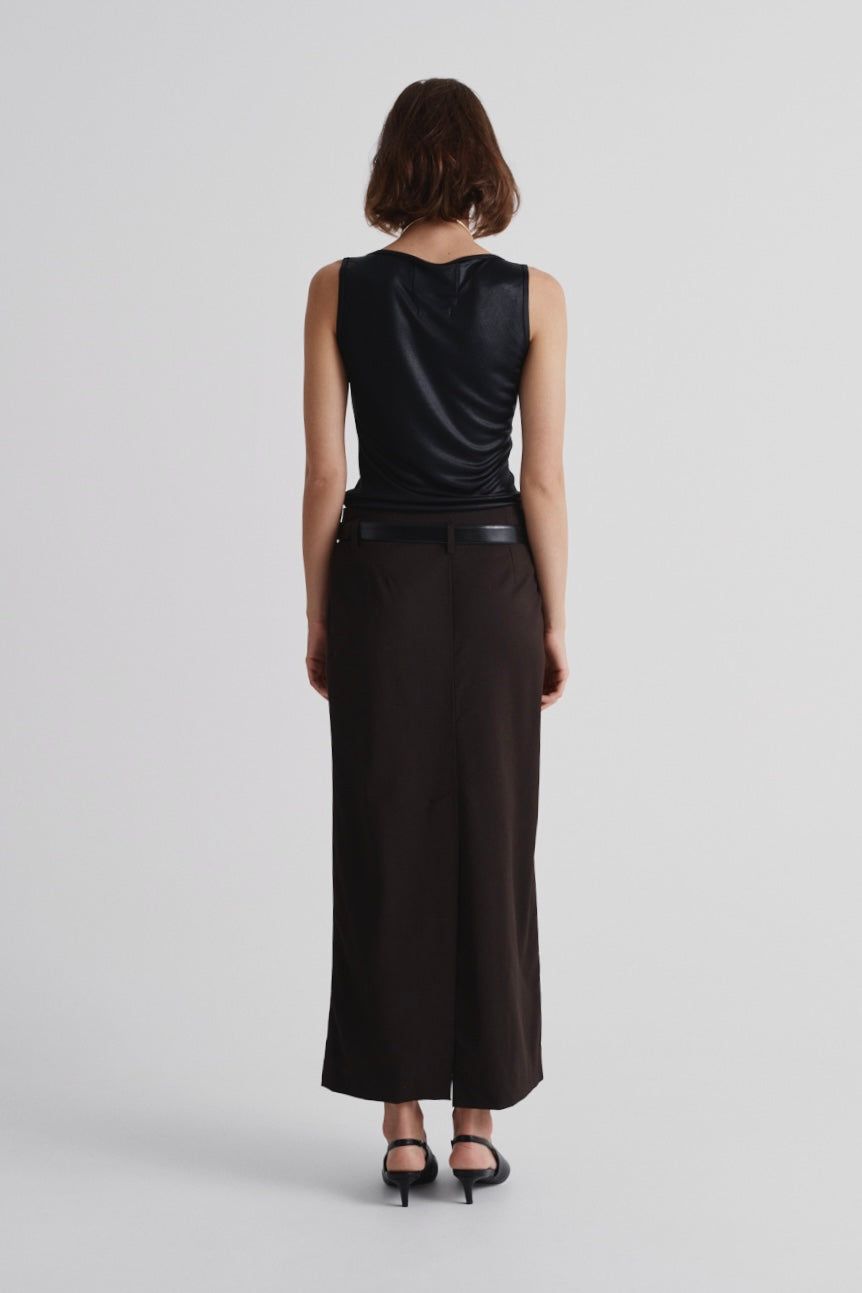 Maxi Skirt Made of Italian Wool