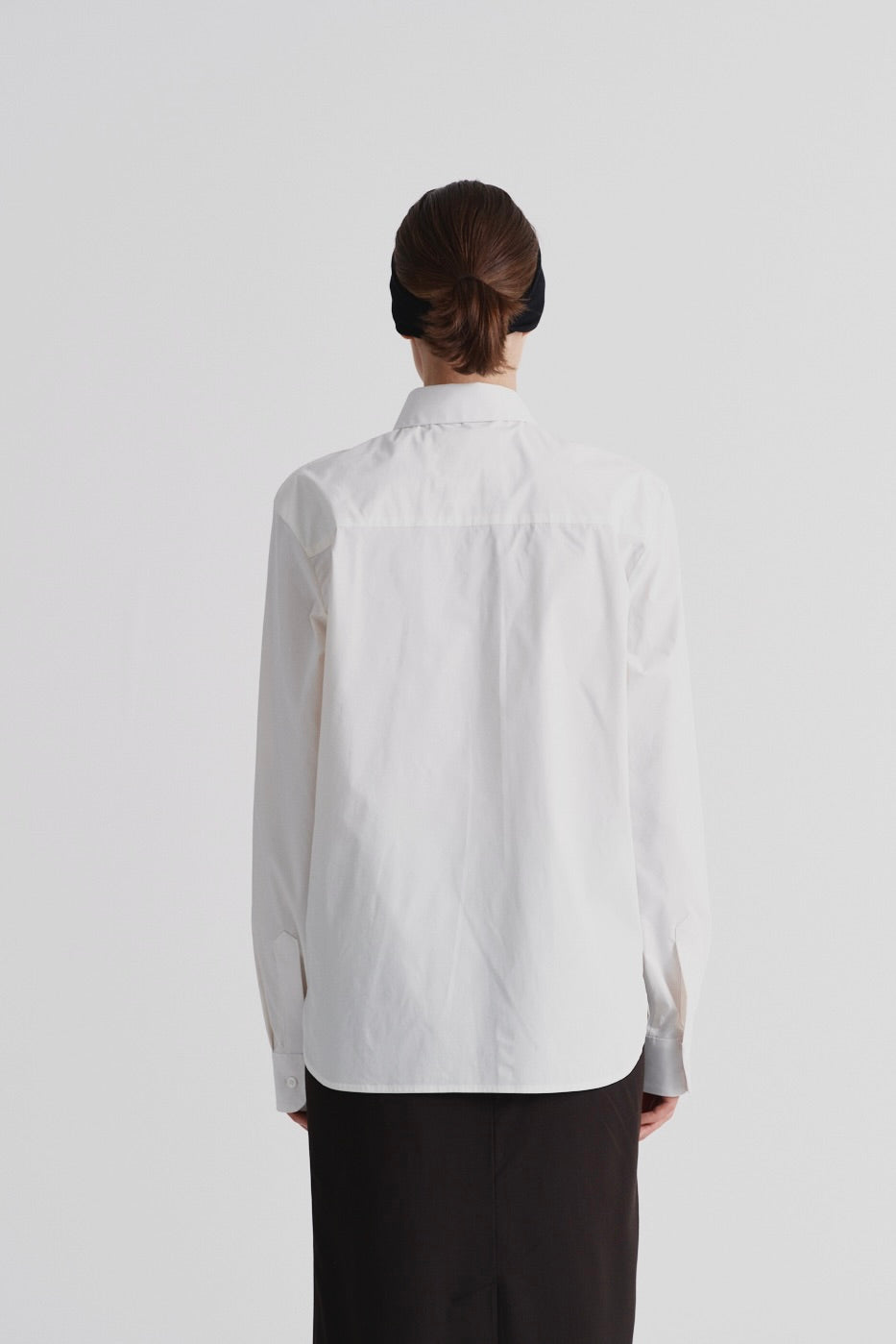 Shirt with Embroidered Pocket ‘Paper’