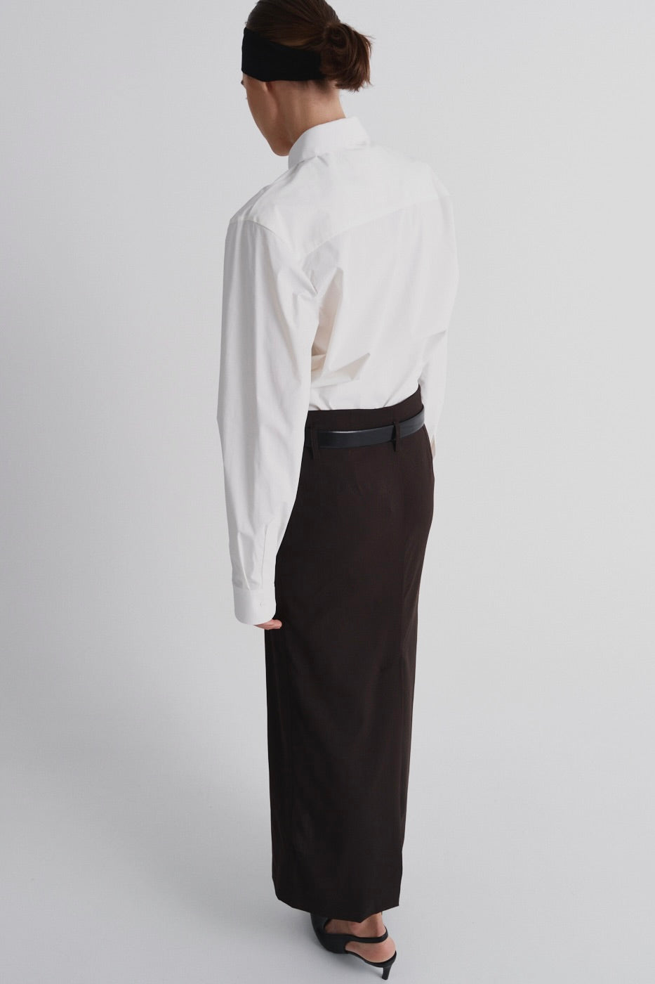 Shirt with Embroidered Pocket ‘Paper’