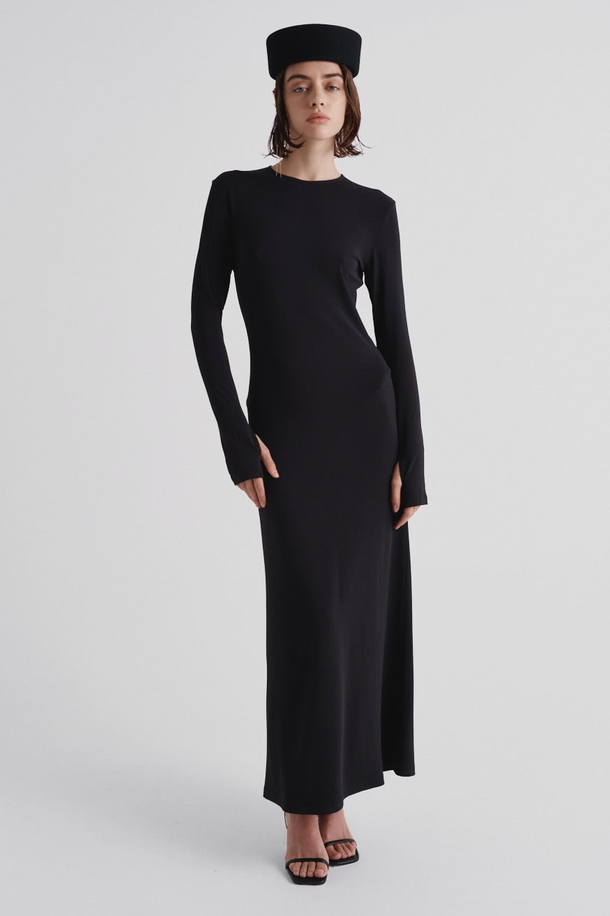 Maxi Dress “Black Cat”