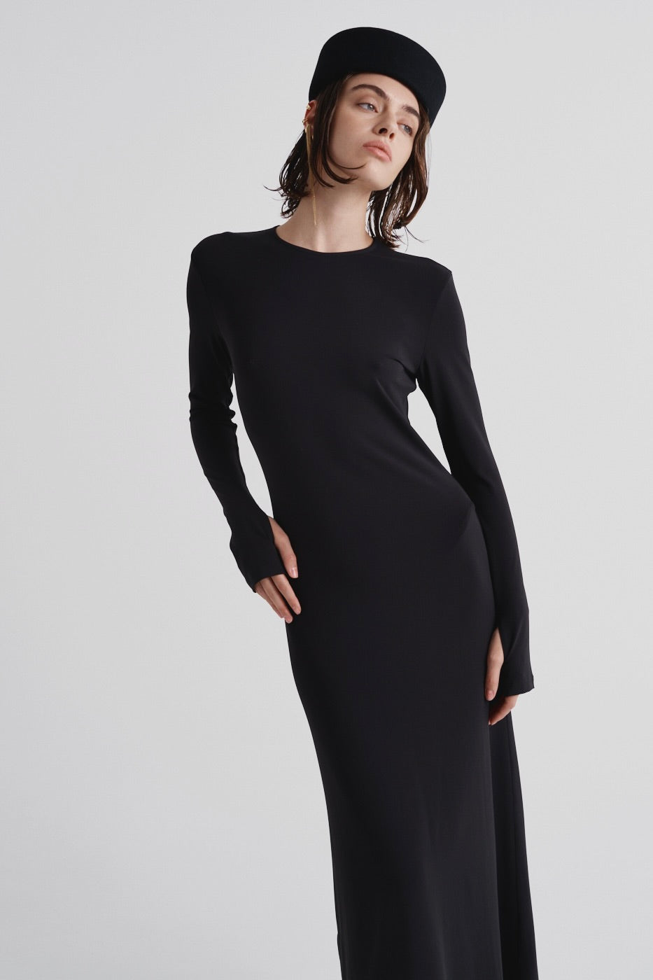 Maxi Dress “Black Cat”