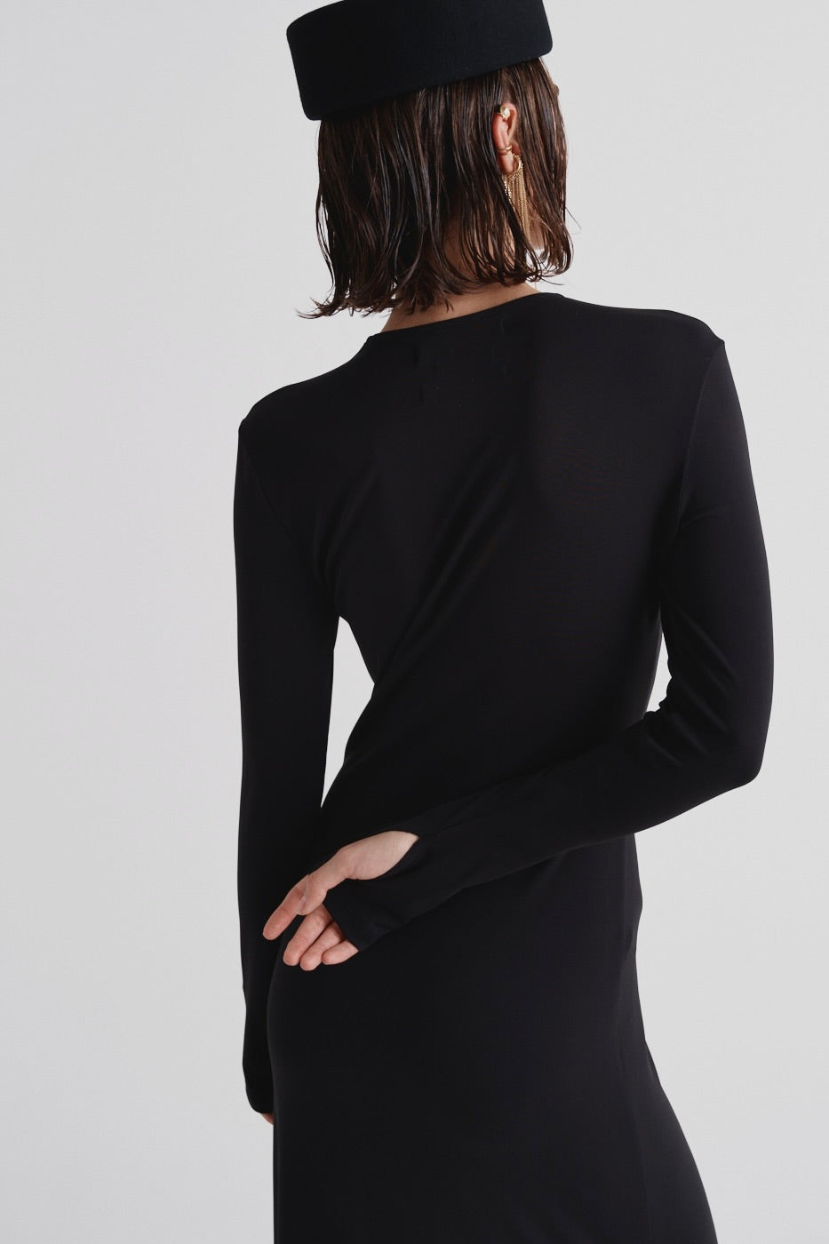 Maxi Dress “Black Cat”