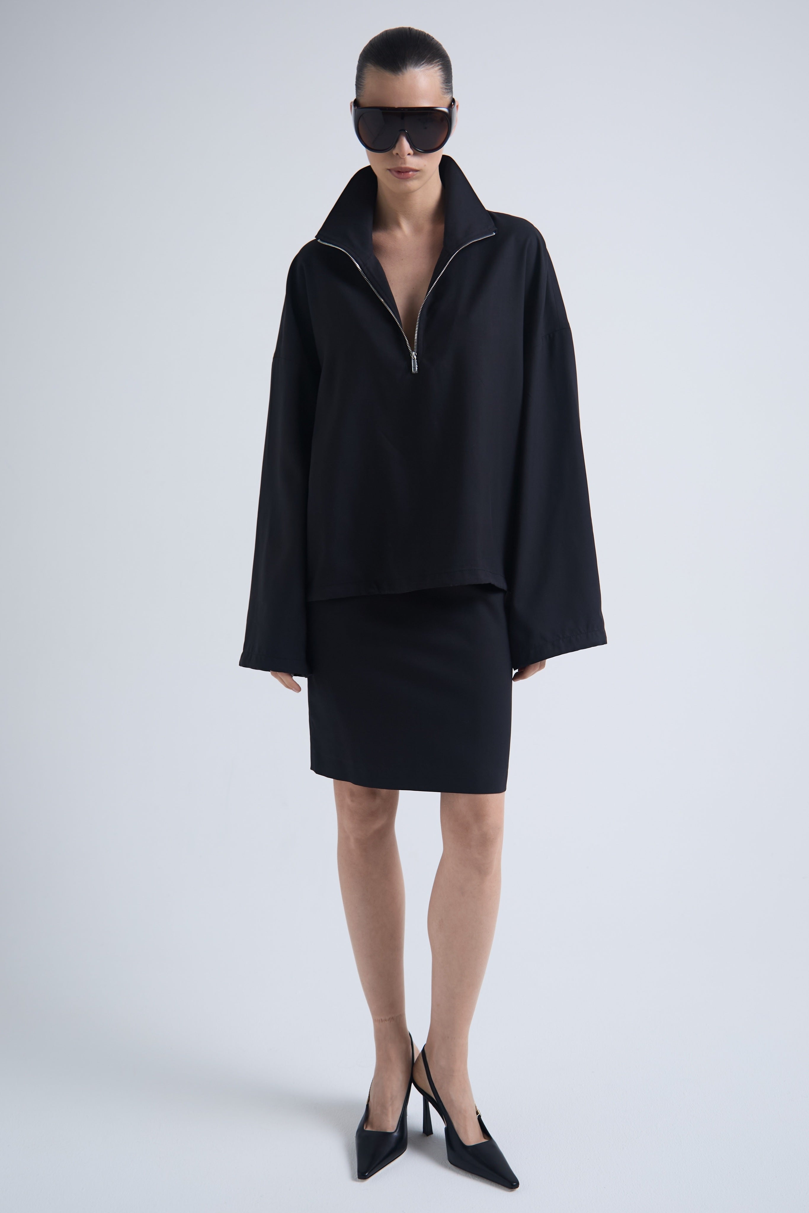 Matte Silk Skirt