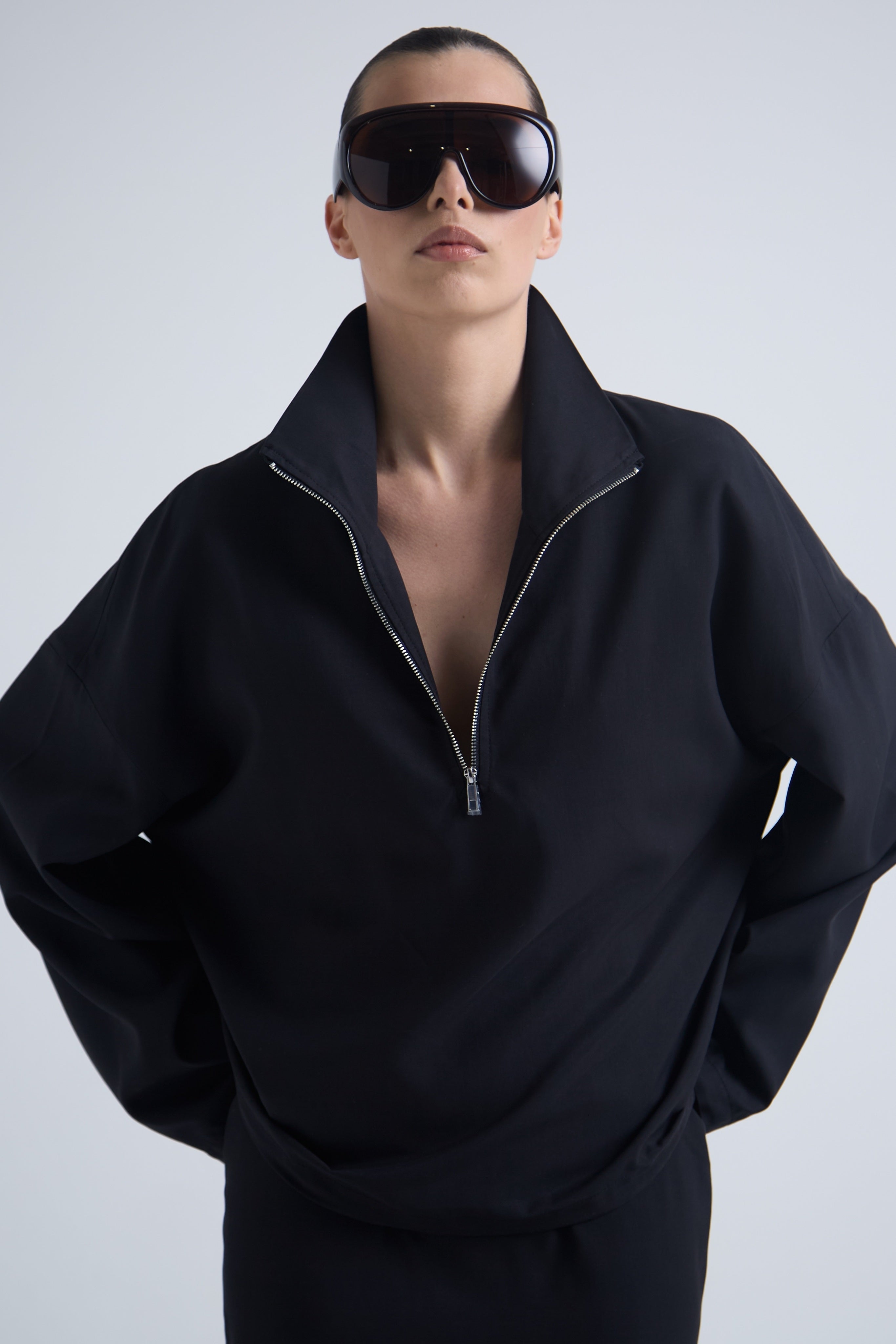 Matte Silk Anorak