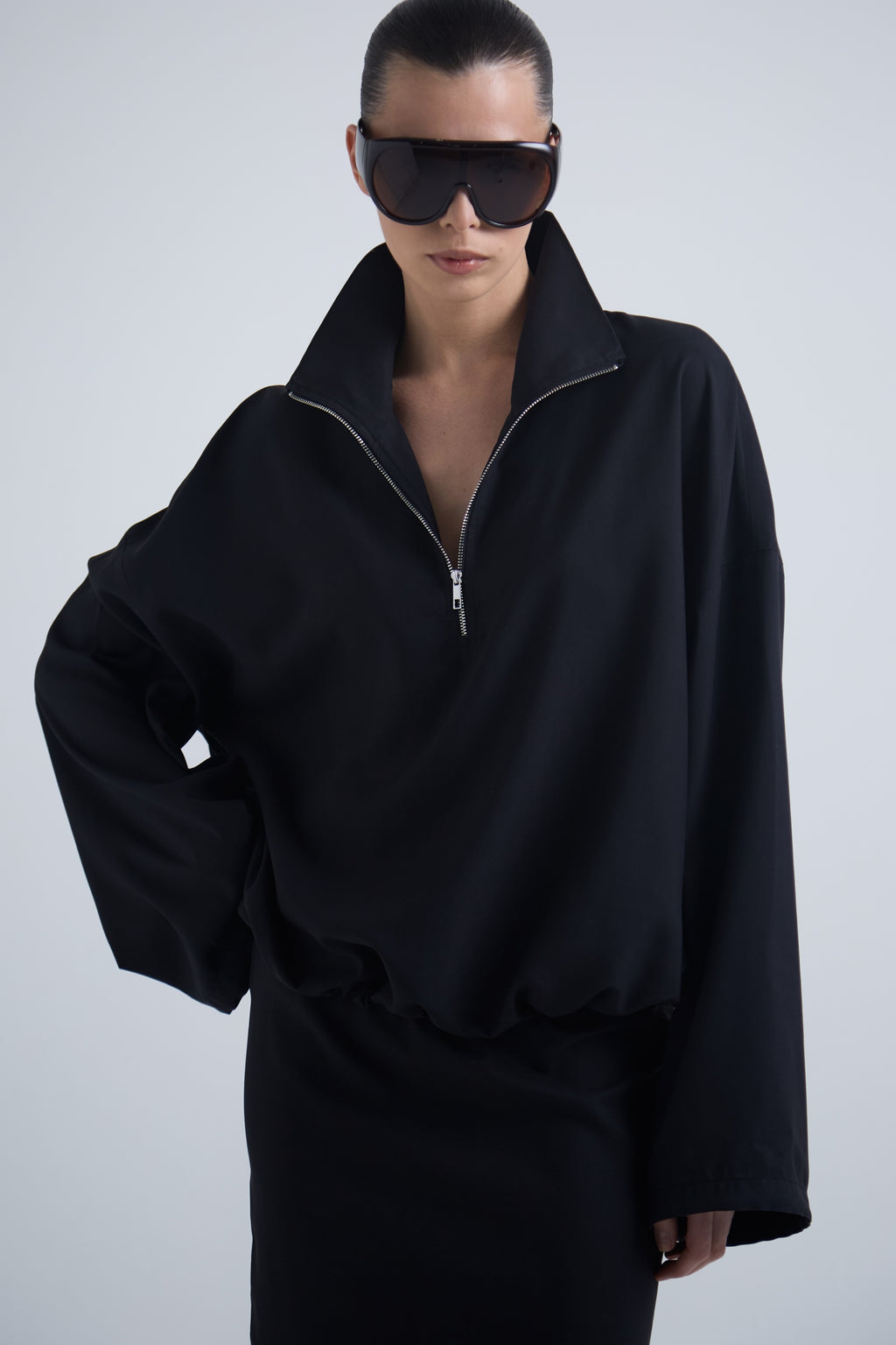 Matte Silk Anorak