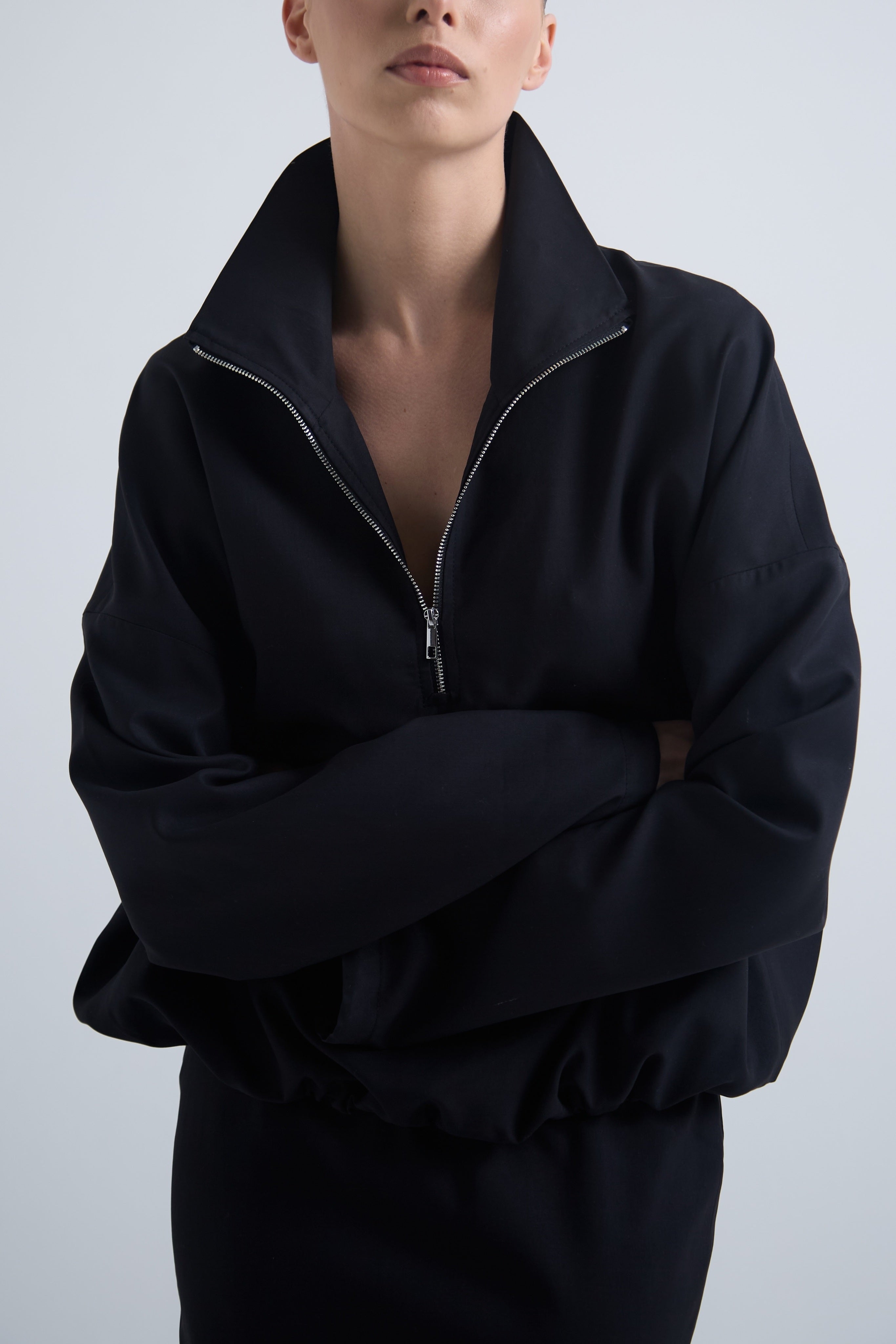 Matte Silk Anorak
