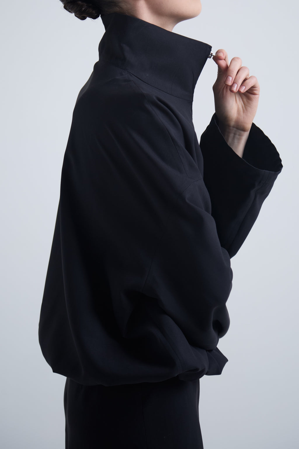 Matte Silk Anorak