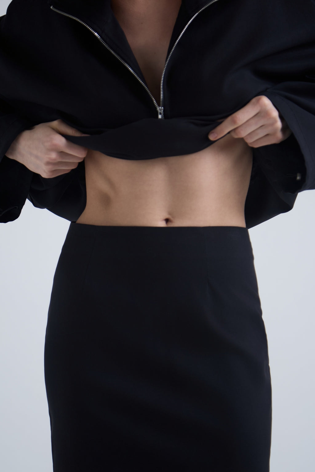 Matte Silk Skirt