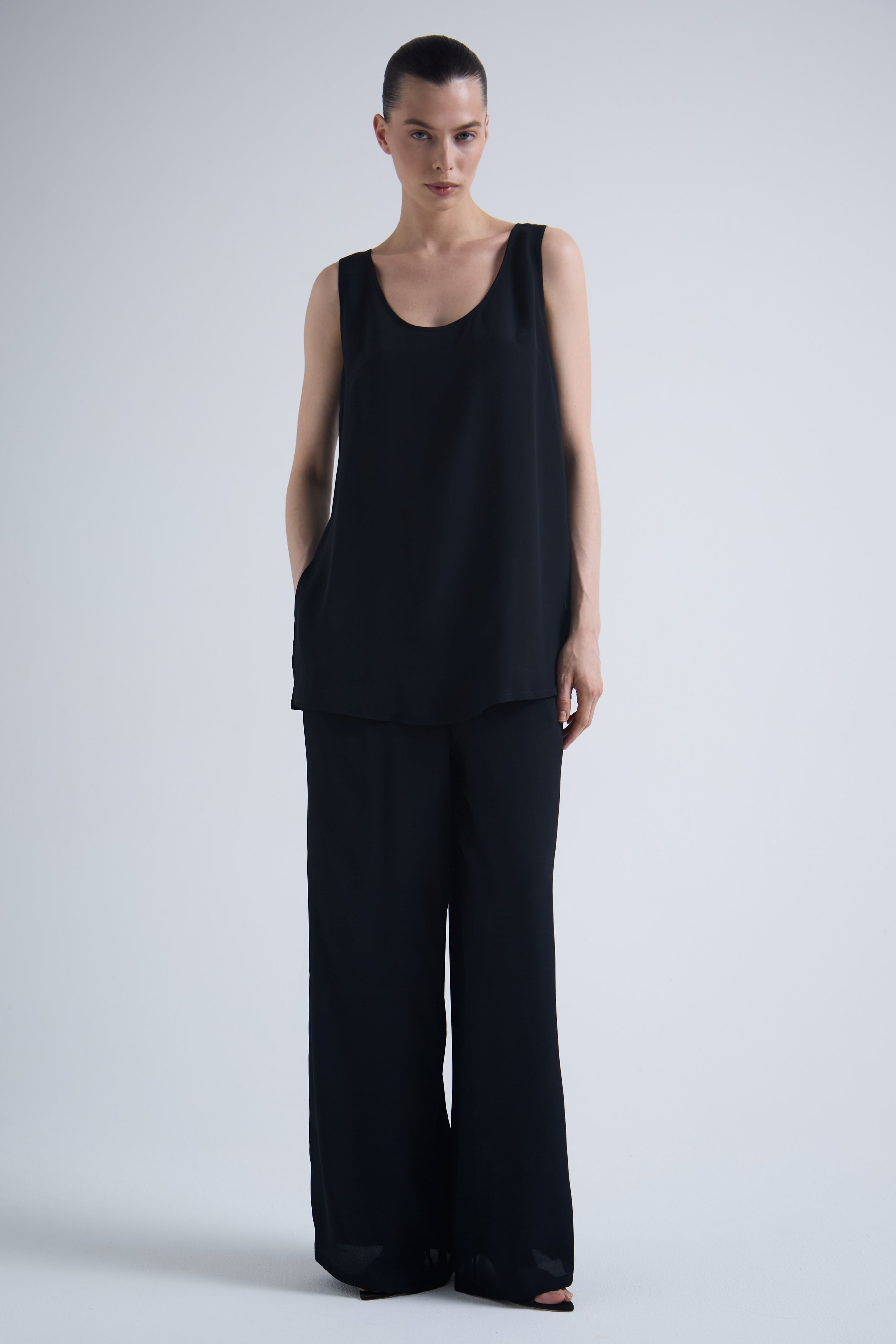Light Silk & Acetate Top