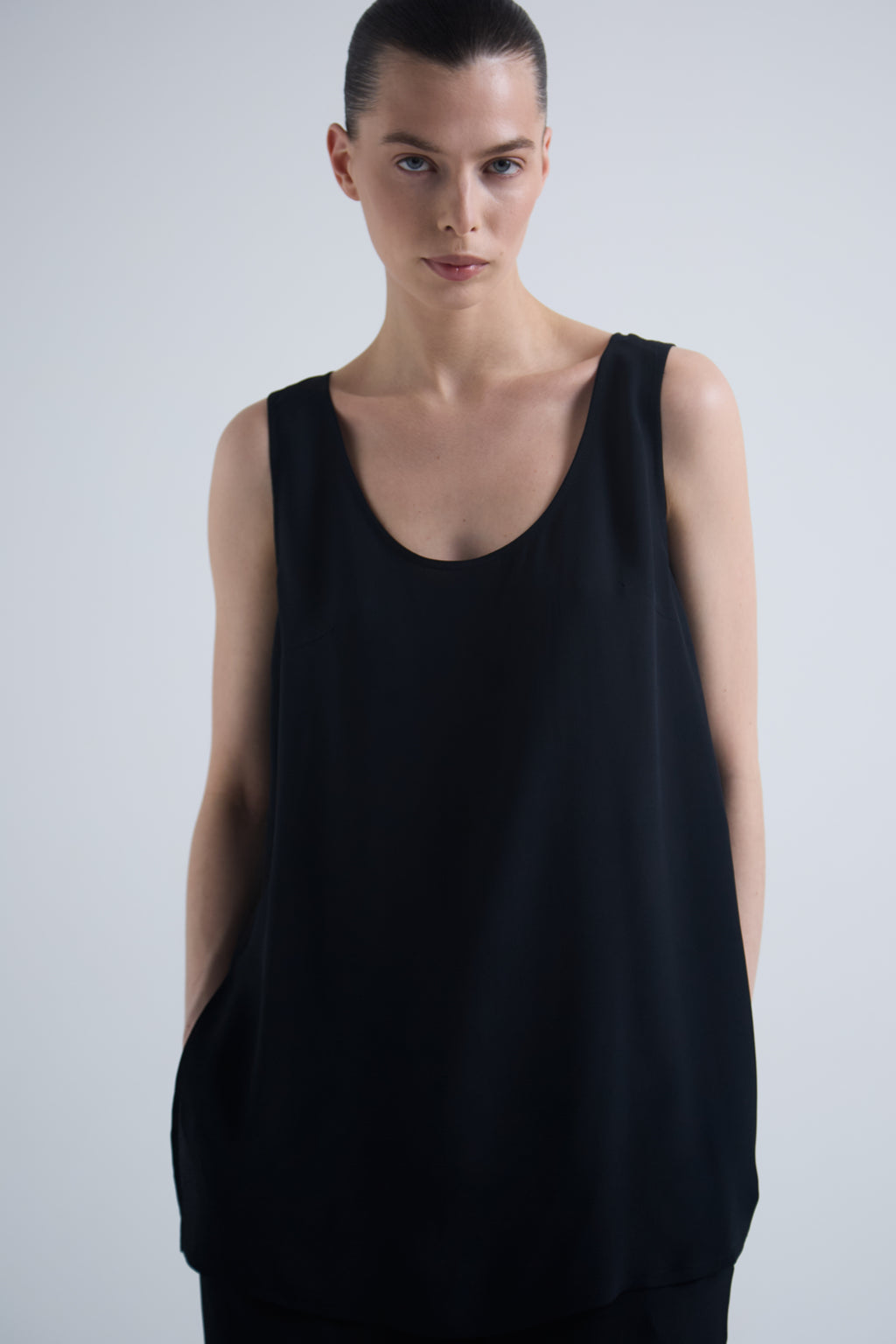 Light Silk & Acetate Top
