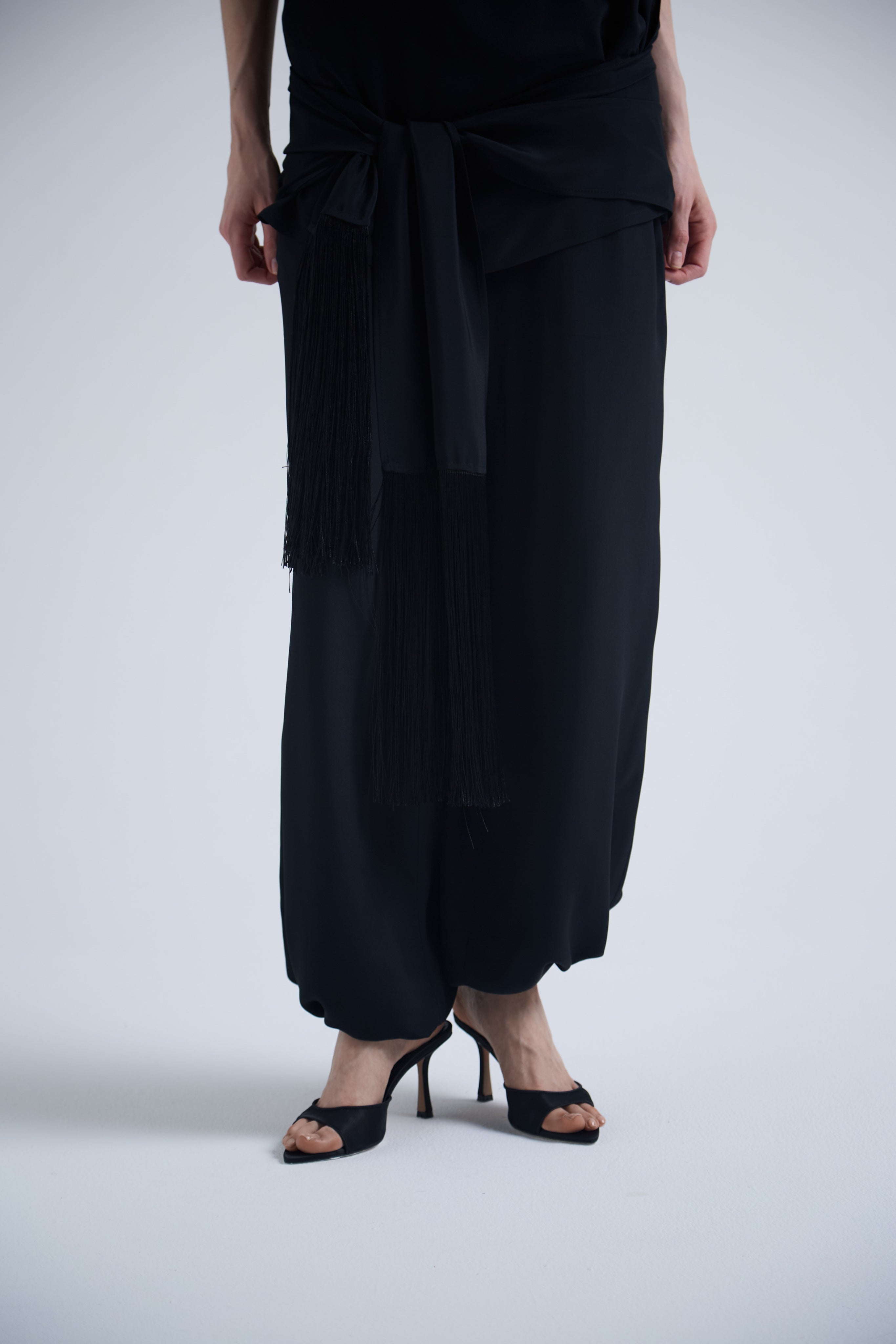Light Silk & Acetate Trousers
