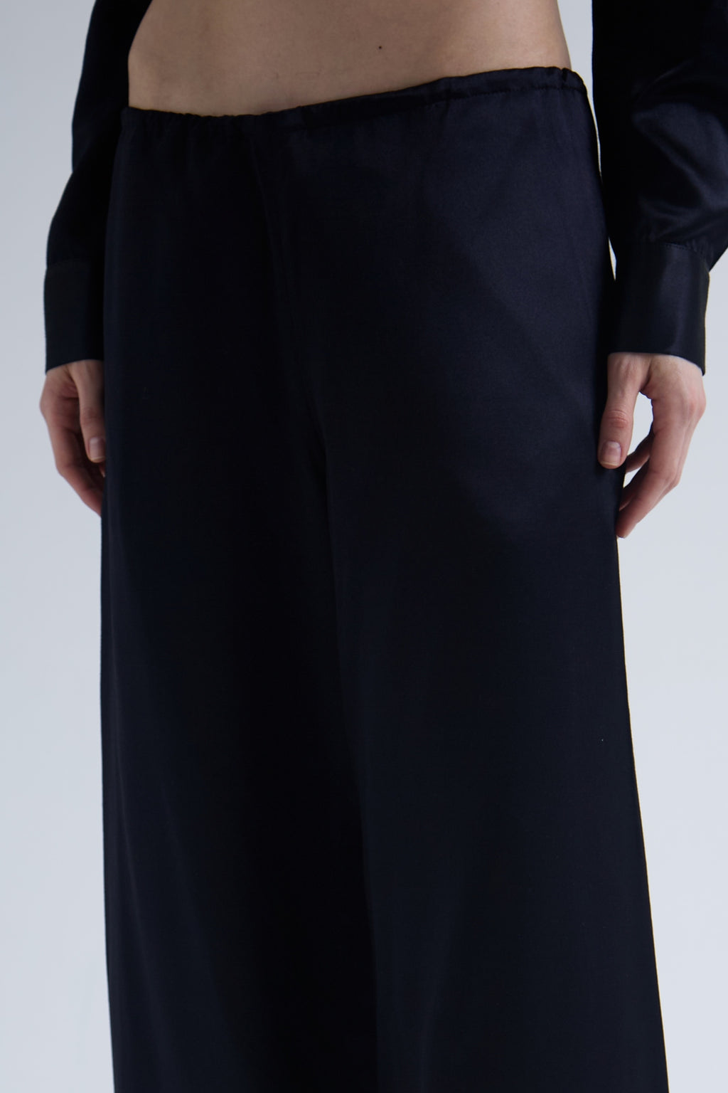 Deep Silk & Cashmere Trousers