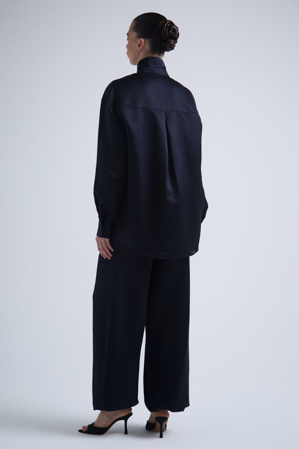 Deep Silk & Cashmere Trousers