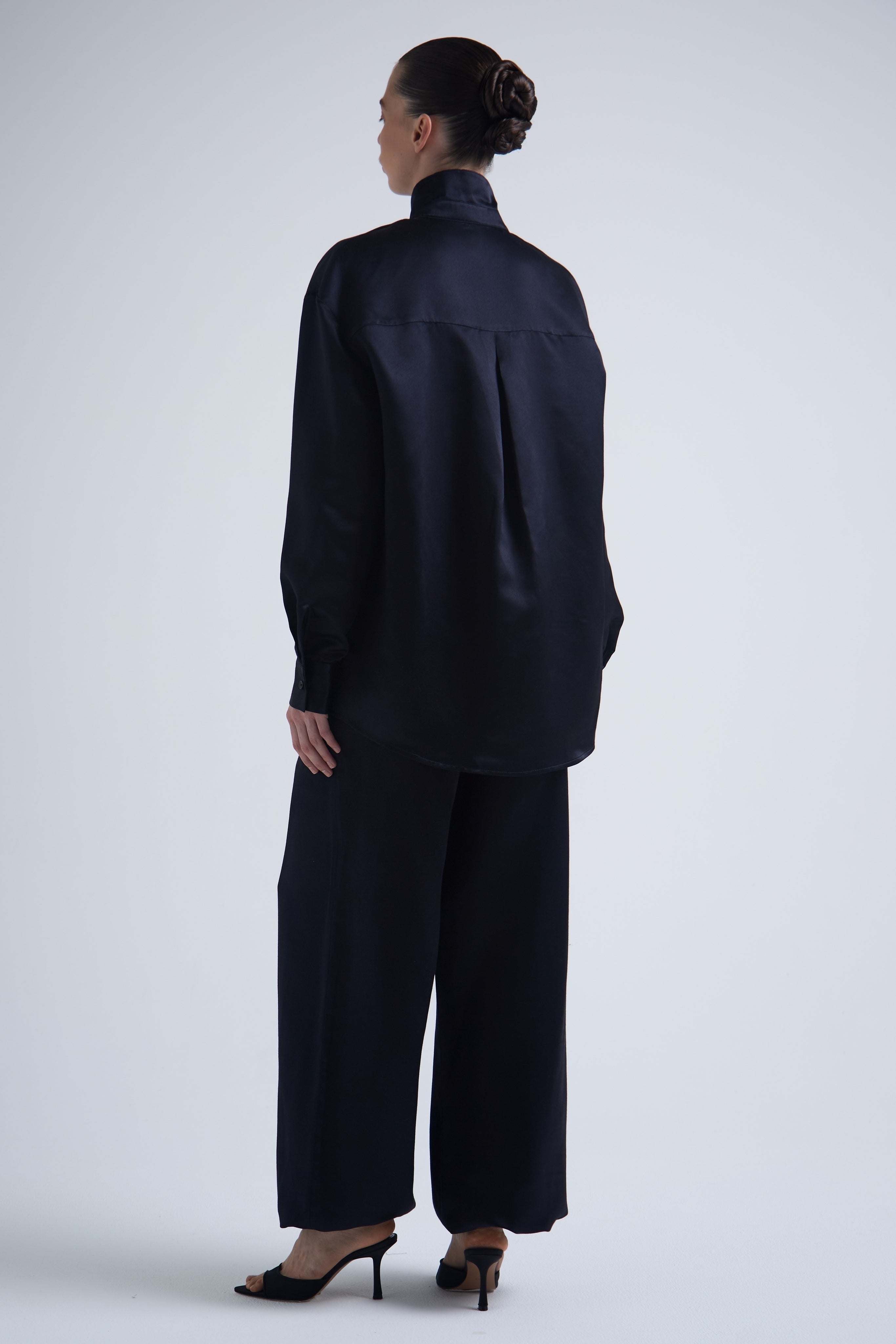 Deep Silk & Cashmere Trousers