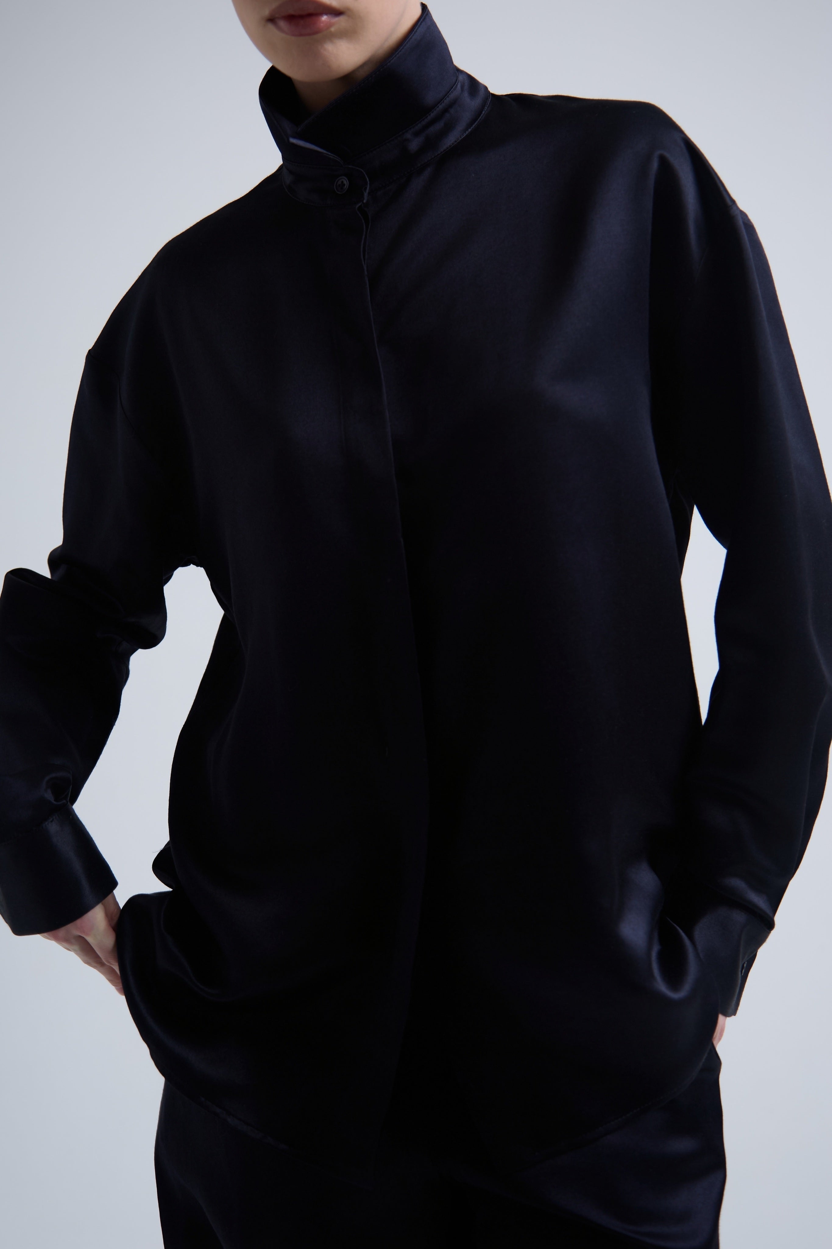 Deep Silk & Cashmere Shirt