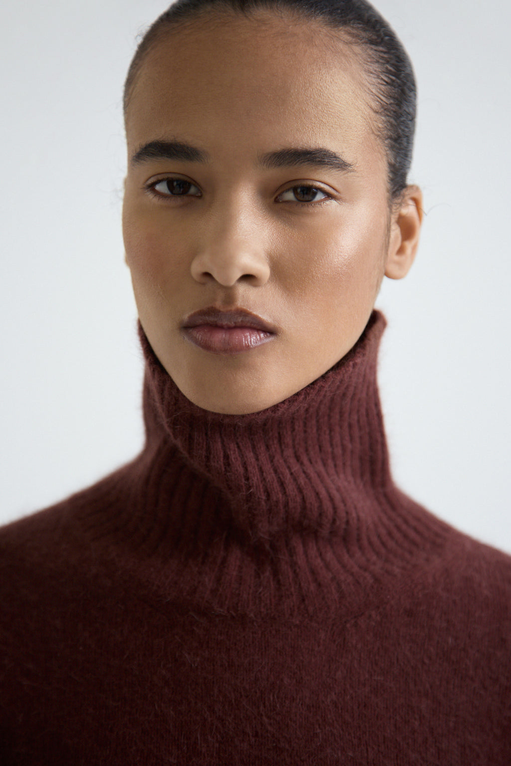 "Touch" fox fur sweater