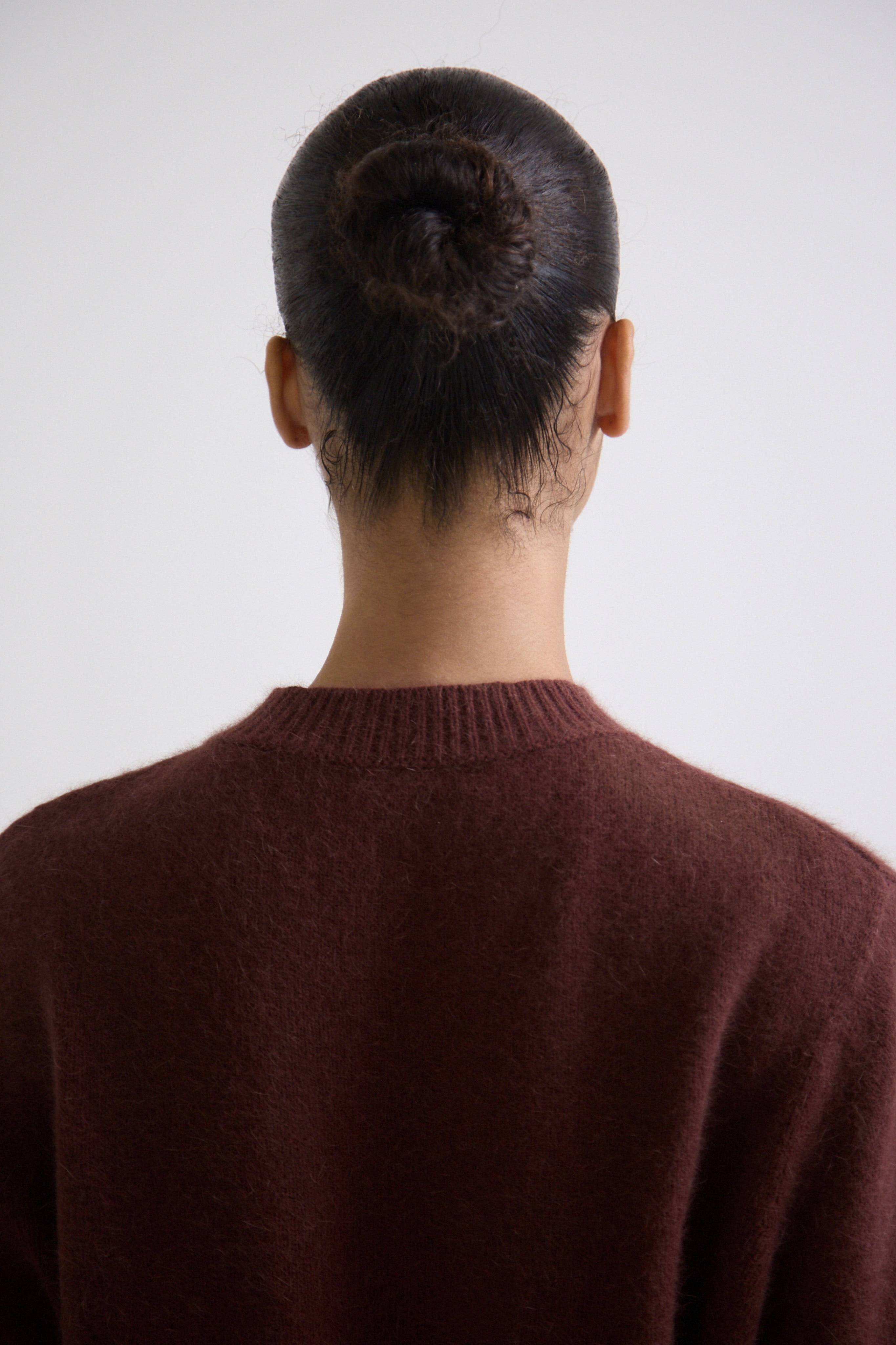 "Touch" fox fur cardigan