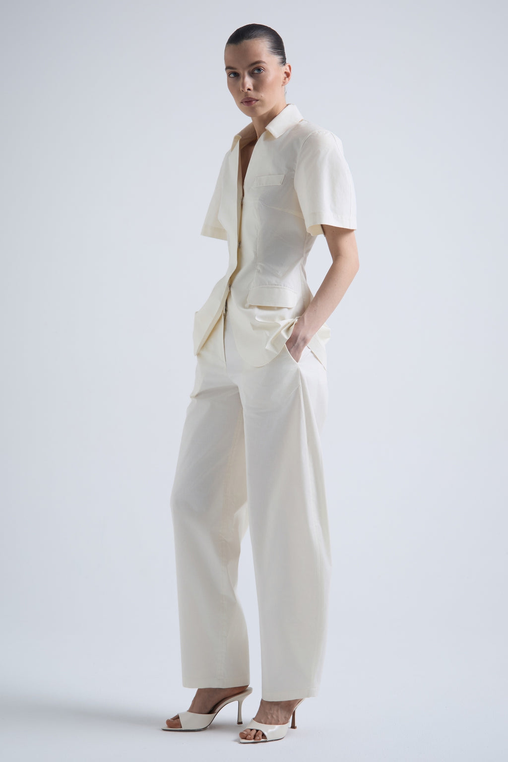 "Shape" cotton shirt