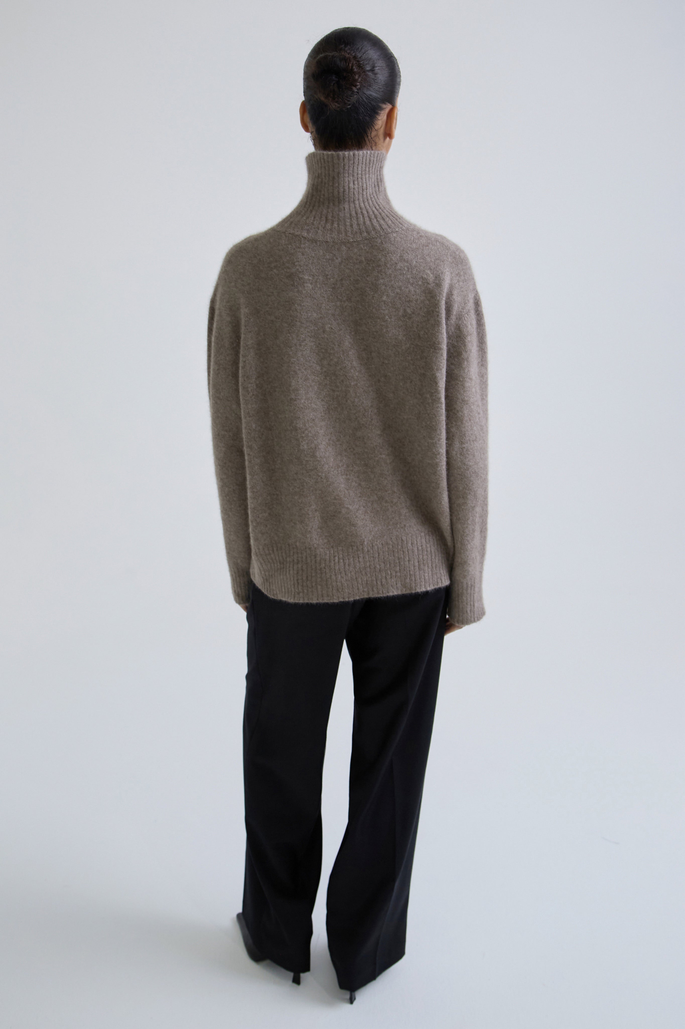 "Touch" fox fur sweater