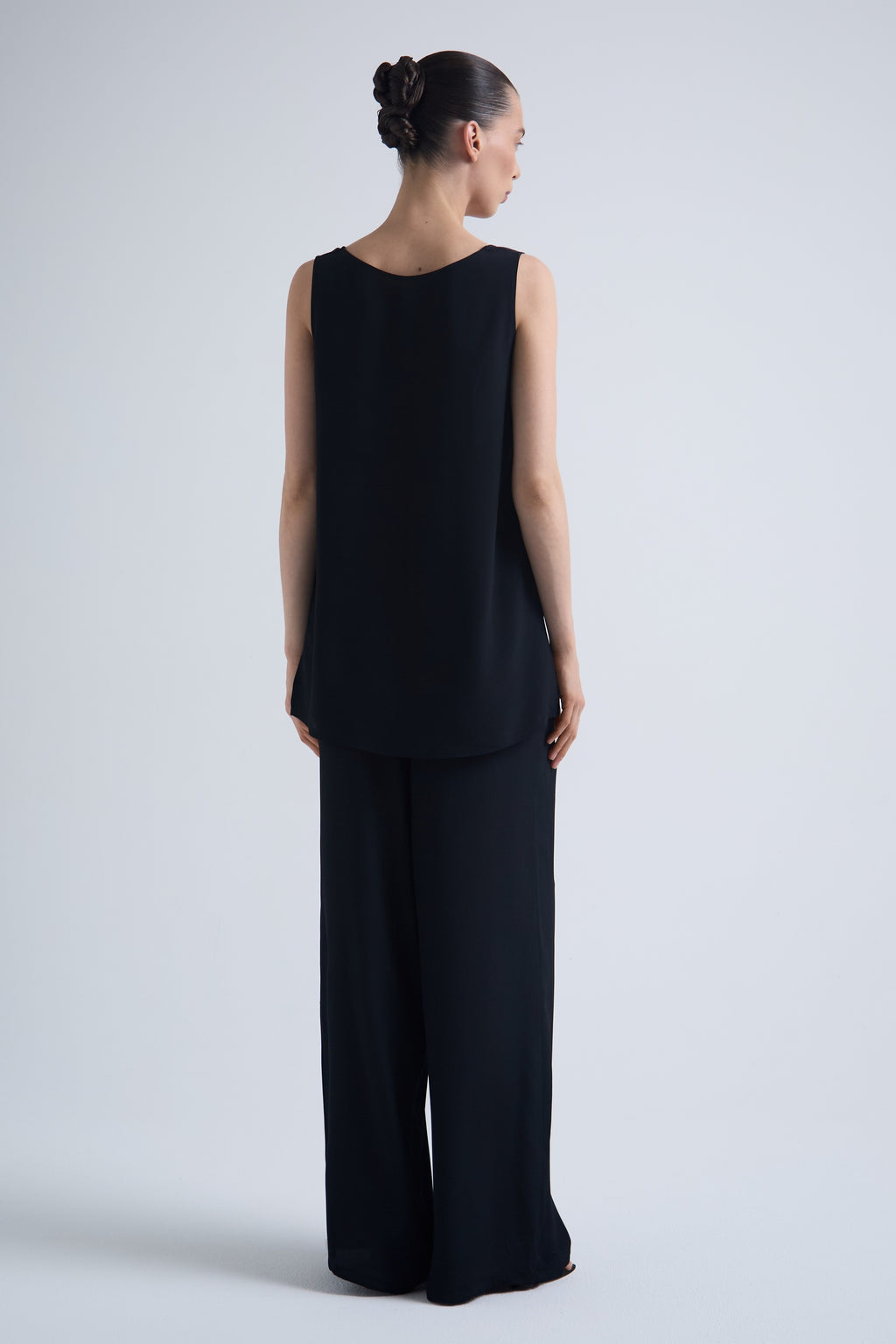 Light Silk & Acetate Trousers