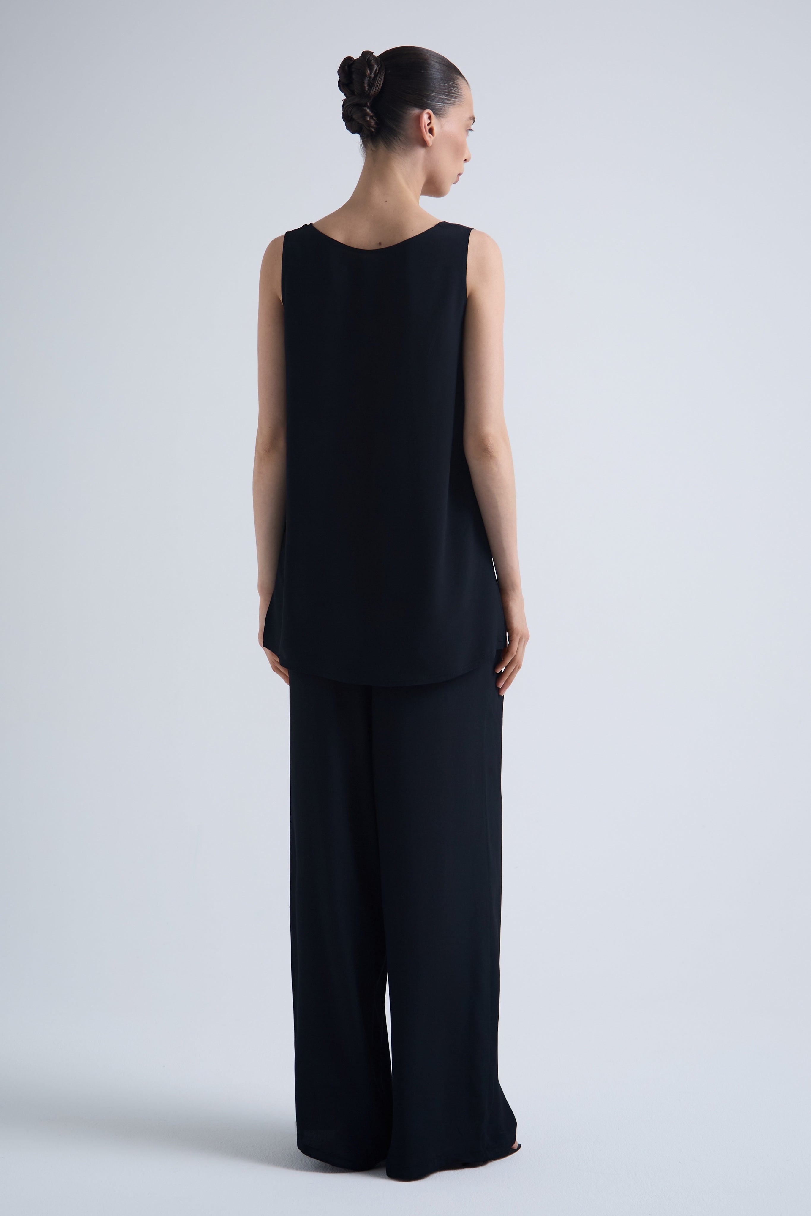 Light Silk & Acetate Trousers