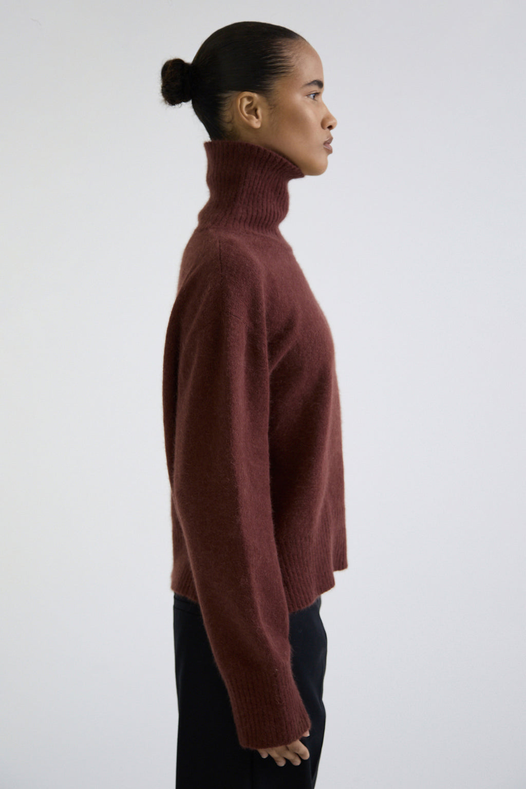 "Touch" fox fur sweater