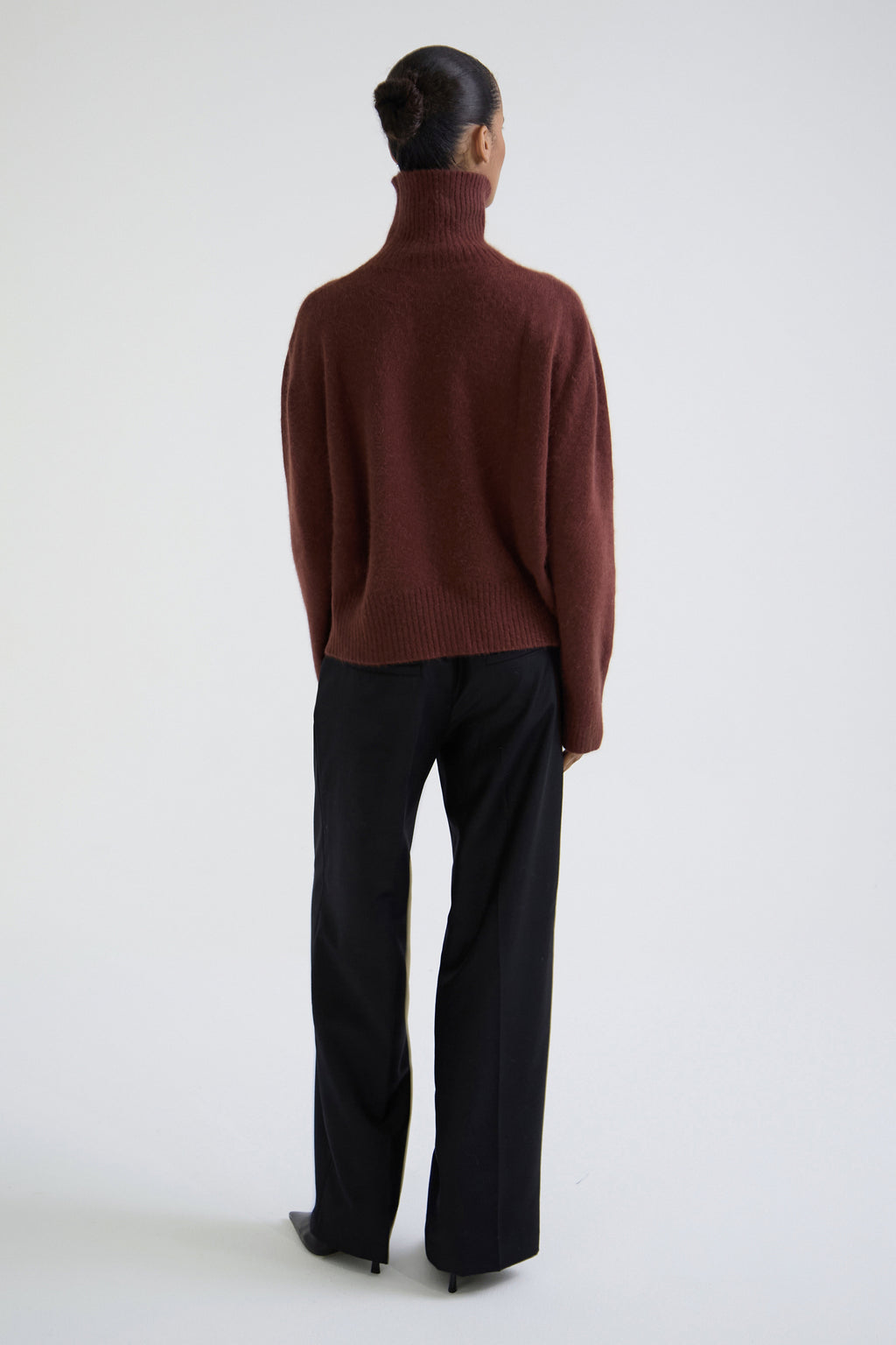 "Touch" fox fur sweater