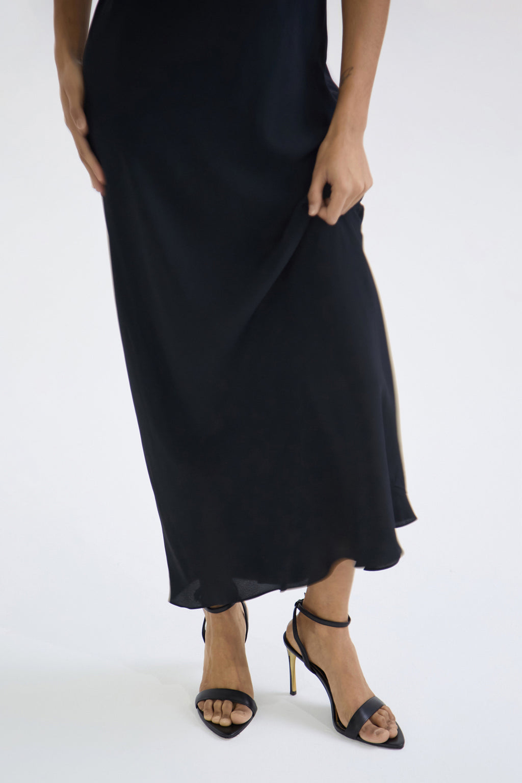 "Allure" dress made of silk and acetate