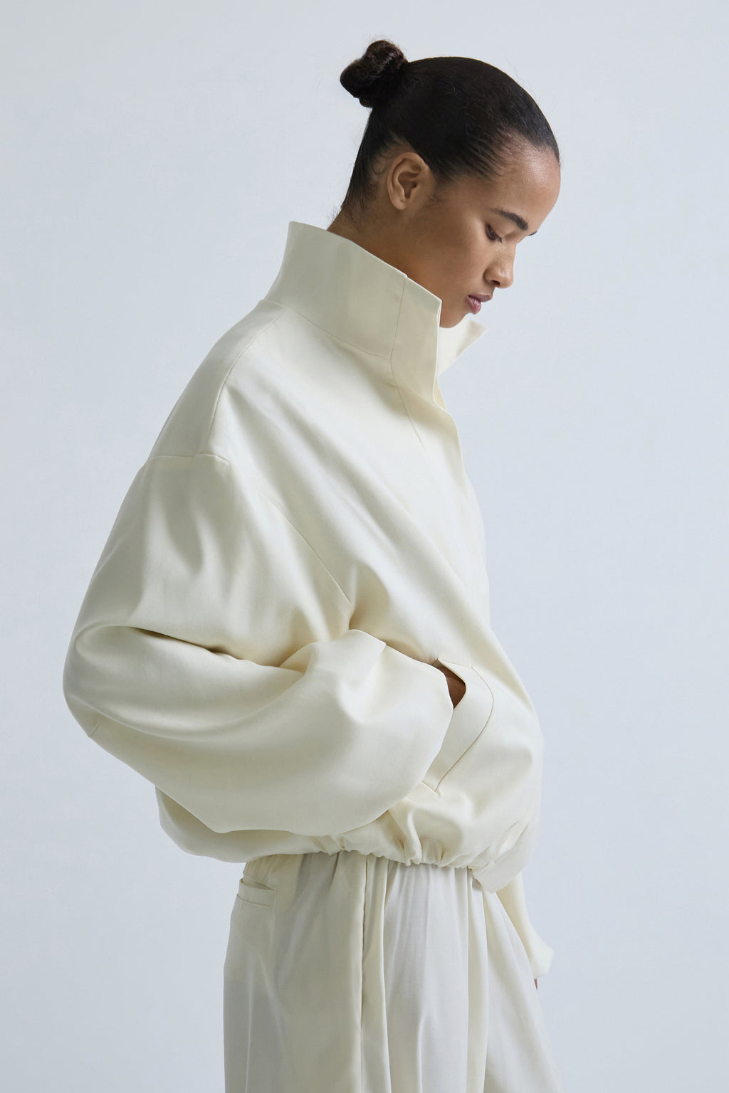 Bomber jacket ‘Flow’ made of Italian wool