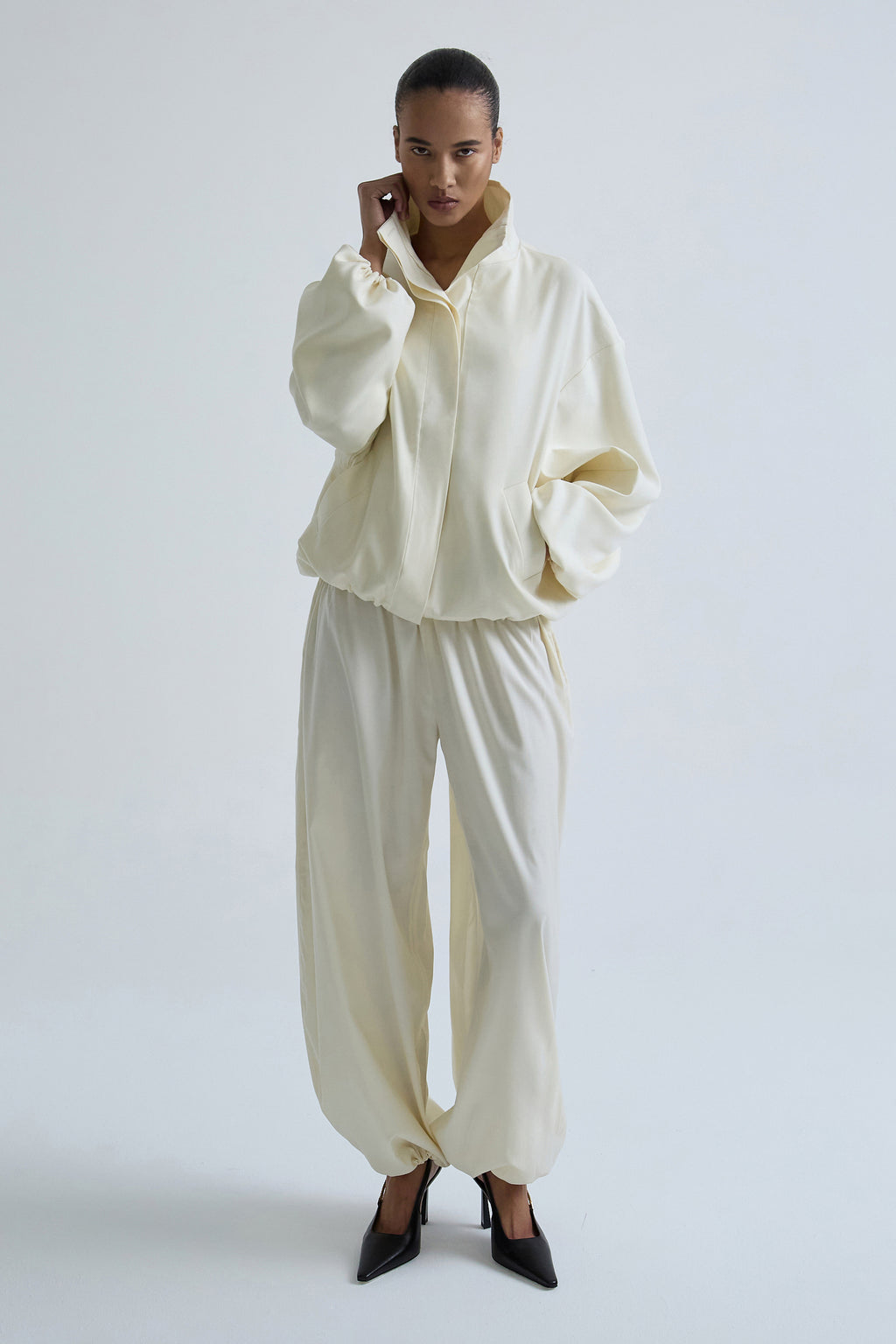 Bomber jacket ‘Flow’ made of Italian wool