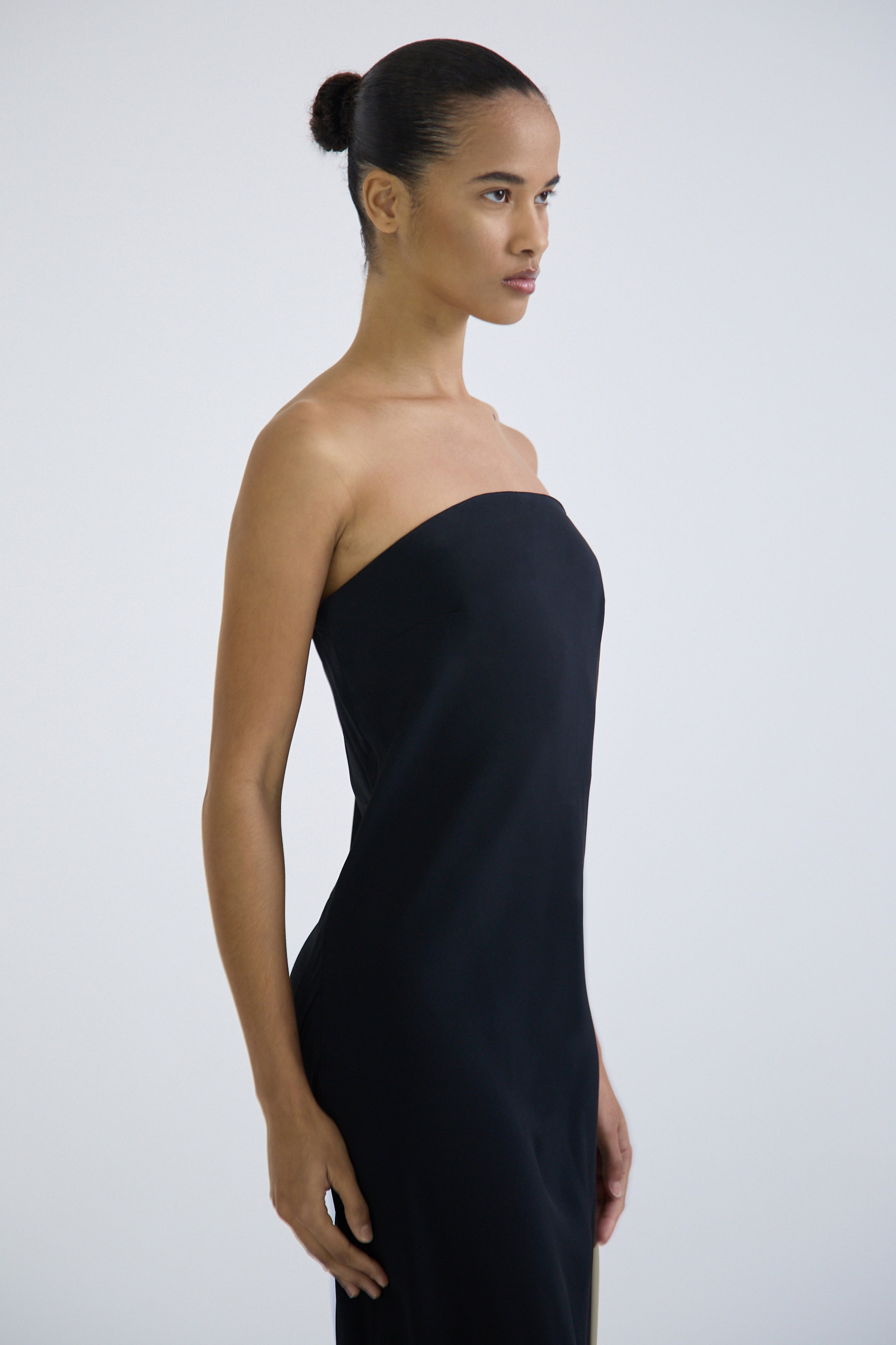 "Allure" dress made of silk and acetate