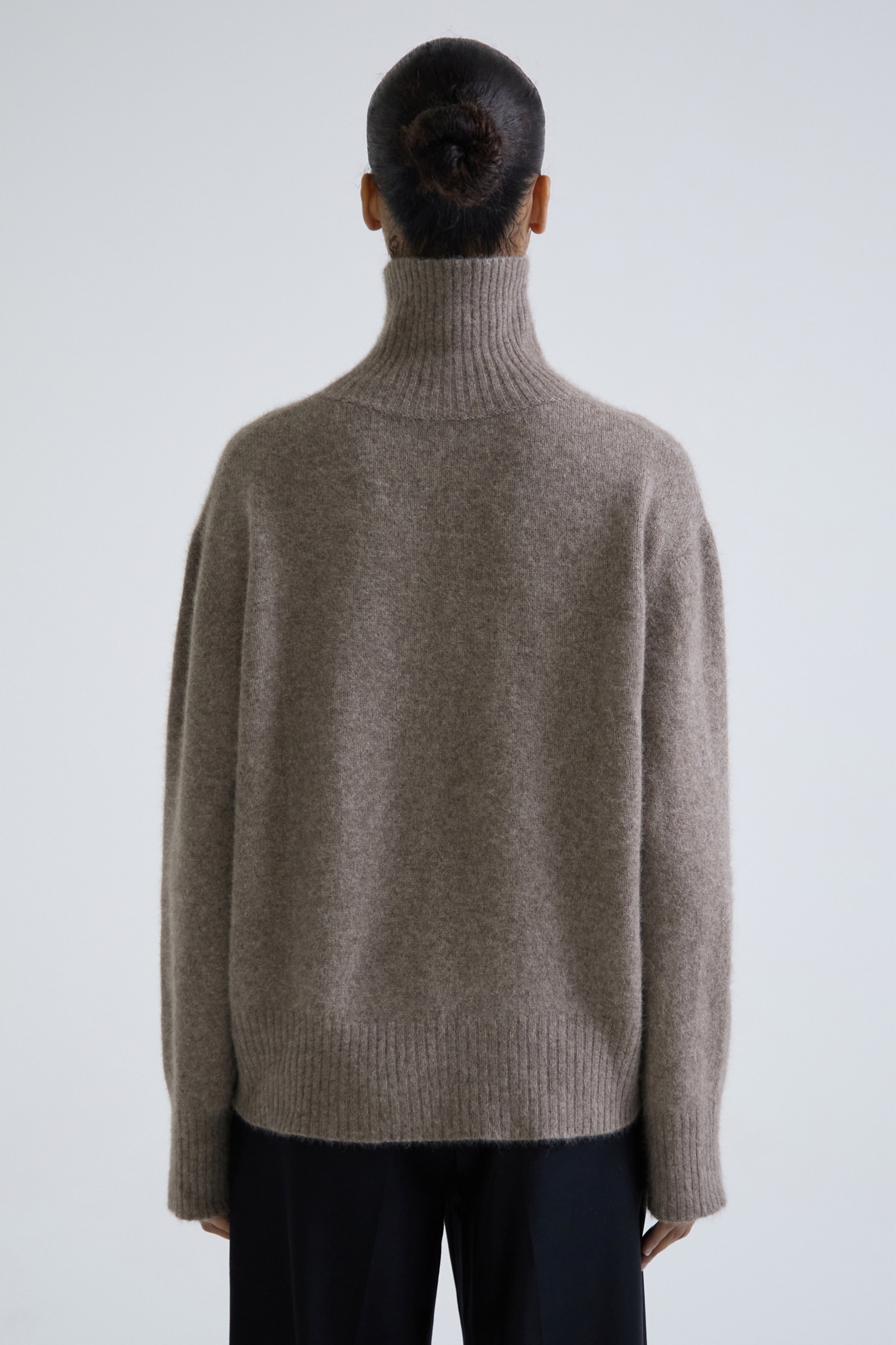 "Touch" fox fur sweater