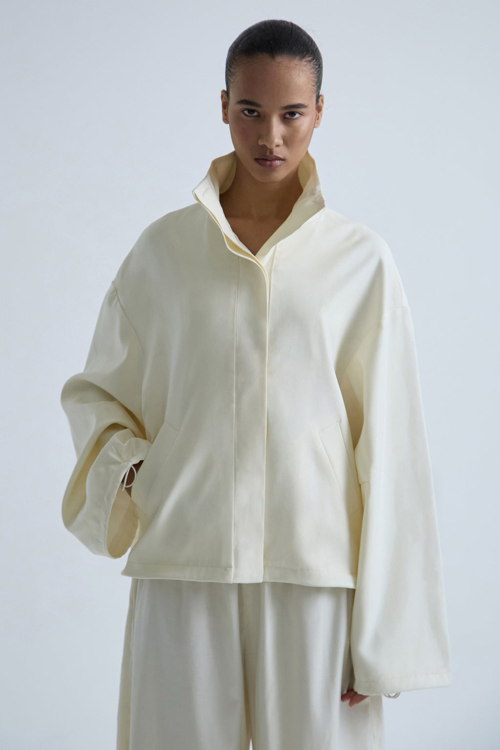 Bomber jacket ‘Flow’ made of Italian wool